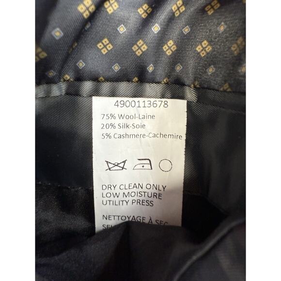 Ralph Lauren Men’s Gray Wool Silk Cashmere Blazer Sport Coat 42R Classic Fit - Picture 13 of 13